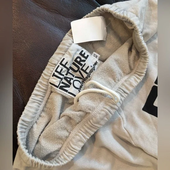✨FREECITY Logo Cotton Sweatpants in Stardust Size XS NWT - Picture 15 of 16